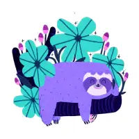 Cute sloth - design