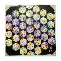 Fuzzy Pastel Dice - design