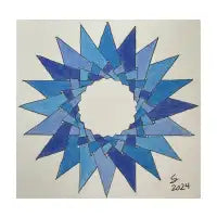 Three Blue Stars - design