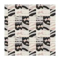 Abstract Liquid Stroke Tiles Cut Sew - design