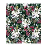 Boho pattern flowery skulls - design