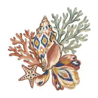 Coastal Shells and Starfish - design