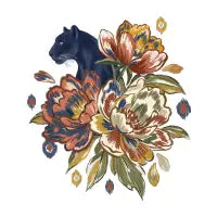 Dark Botanical Panther - design