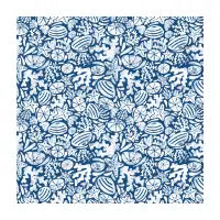 Deep Sea Shell Motifs Cut Sew - design