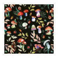 Magic forest mushrooms - design