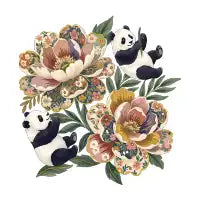 Panda Garden Blooms - design