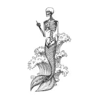 Mermaid Skull - design