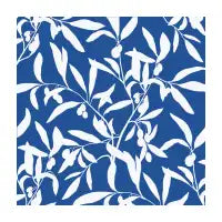 Abstract Botanical - Dark Blue - design