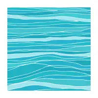 Blue Ocean Waves - design