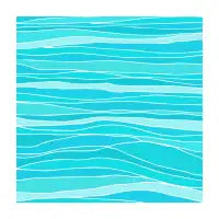 Caribbean Sea Abstract Stripes - design