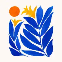 Community Garden Mid Century Abstract Landscape - design
