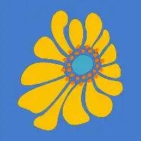 Groovy Yellow Bloom - design