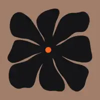 Minimal Black Floral - design
