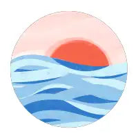 Ocean Sunset Vista Tank - design