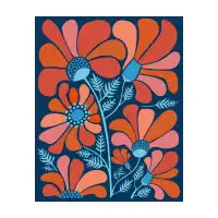 Maximal Flower Garden Stretched Canvas - design