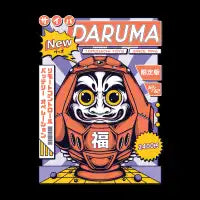 Cyber Daruma - design