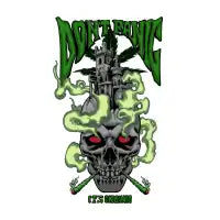 skulls marijuana - design