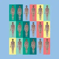 Anatomy Pop Art Cut Sew - design