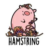 Hamstring Cute Pig Pun - design