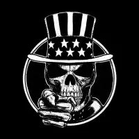 Skull Uncle Sam - design