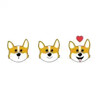 Corgi mood - design