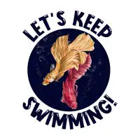 Let's keep swimming - design