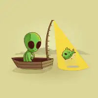 Alien Fishing - design