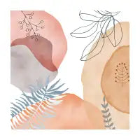Leaf terracota nature - design