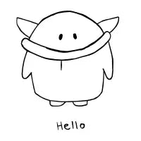Hello alien - design