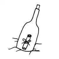 Message bottle - design