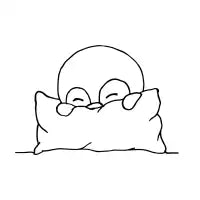 Pillow Penguin - design
