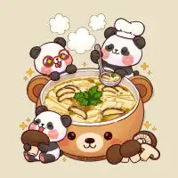 Cozy Panda Soup Time - design