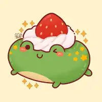 Cute Strawberry Frog-nut - design