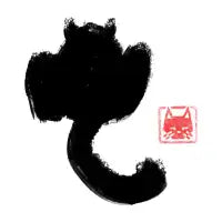 Calligraphy Cat - design
