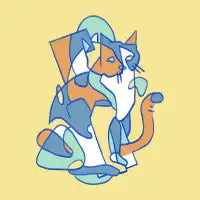 Cubist Cat - design