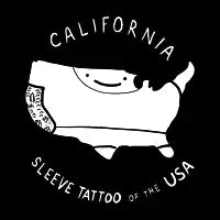California White Text - design