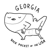 Georgia Dark Text - design