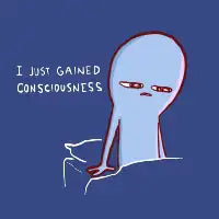 I JUST GAINED CONSCIOUSNESS - design