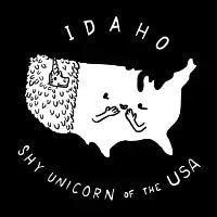 Idaho White Text - design