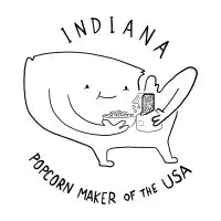 Indiana Dark Text - design