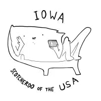 Iowa Dark Text - design