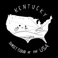 Kentucky White Text - design