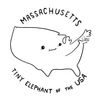 Massachusetts Dark Text - design