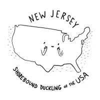 New Jersey Dark Text - design