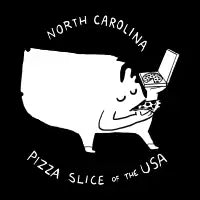 North Carolina White Text - design