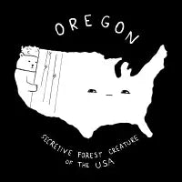 Oregon White Text - design