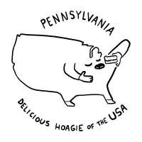 Pennsylvania Dark Text - design