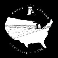 Rhode Island White Text - design