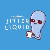 STRANGE PLANET: CONSUME JITTER LIQUID - design