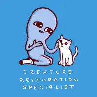 STRANGE PLANET: CREATURE RESTORATION SPECIALIST (VIBRATING CREATURE) - design